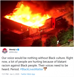 Wendy's Set on Fire during Black Lives Matter Riots Wendy's Set on Fire during Black Lives Matter Riots