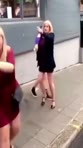 Tranny loses wig outside bar, drunk argument with another couple